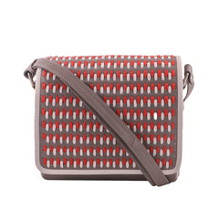 Intrecciato Dégradé Genuine Leather Women Tonal Crossbody Bag