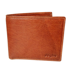 Boston Genuine Leather Waxy Men Tan Billfold Wallet - WeMe